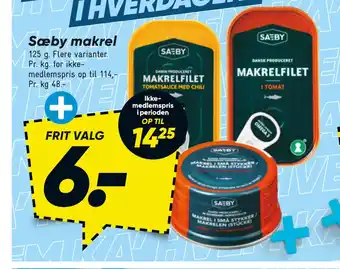 Bilka Sæby makrel tilbud