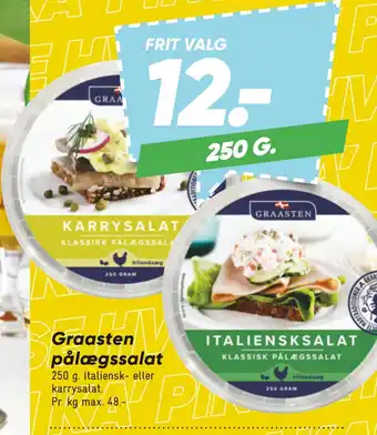 Bilka Graasten pålægssalat tilbud