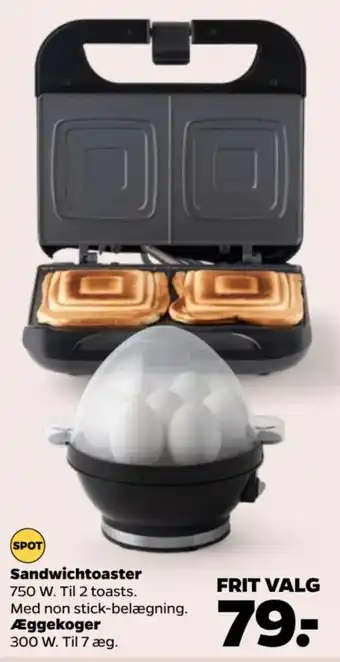 Netto Sandwichtoaster tilbud