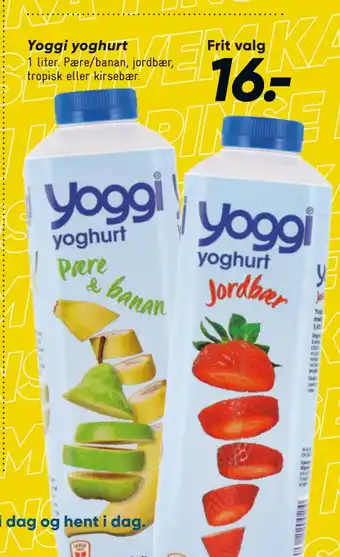 Bilka Yoggi yoghurt tilbud