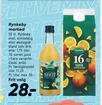 Bilka Rynkeby marked tilbud