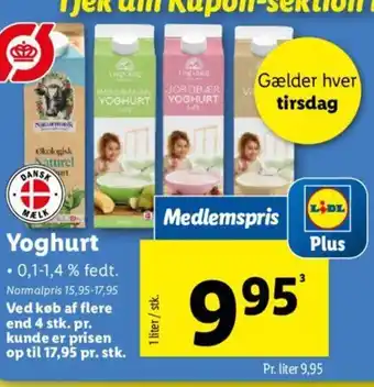 Lidl Yoghurt tilbud