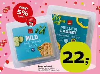 SuperBrugsen Coop skiveost tilbud