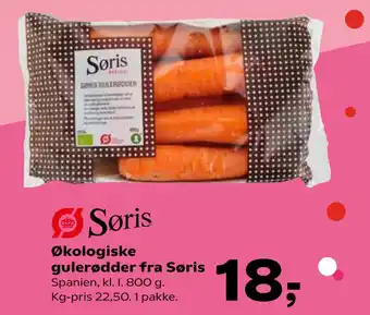 SuperBrugsen Økologiske gulerødder fra Søris tilbud
