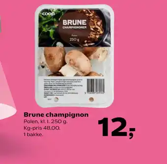 SuperBrugsen Brune champignon tilbud