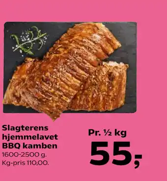 SuperBrugsen Slagterens hjemmelavet BBQ kamben tilbud