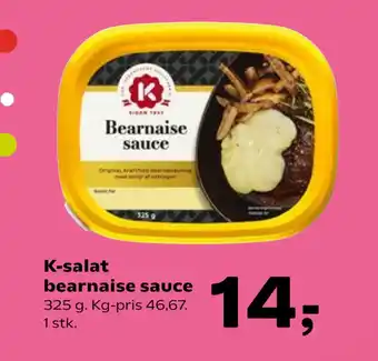 SuperBrugsen K-salat bearnaise sauce tilbud