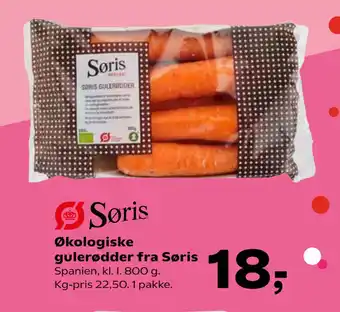 Kvickly Økologiske gulerødder fra Søris tilbud