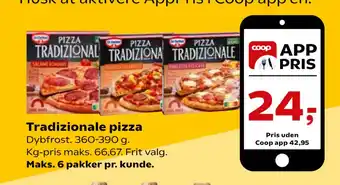 Kvickly Tradizionale pizza tilbud