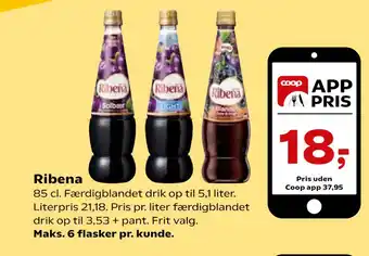 Kvickly Ribena tilbud