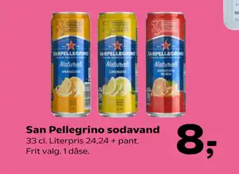 Kvickly San Pellegrino sodavand tilbud
