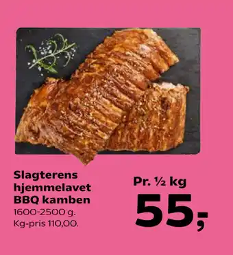 Kvickly Slagterens hjemmelavet BBQ kamben tilbud