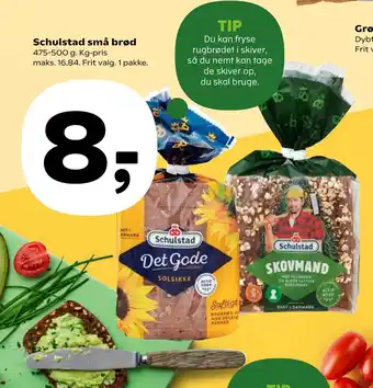 Kvickly Schulstad små brød tilbud
