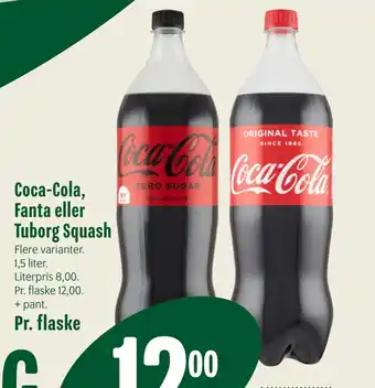 Min Købmand Coca-Cola, Fanta eller Tuborg Squash tilbud