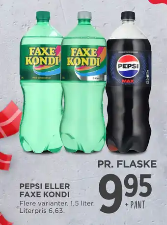 MENY PEPSI ELLER FAXE KONDI tilbud