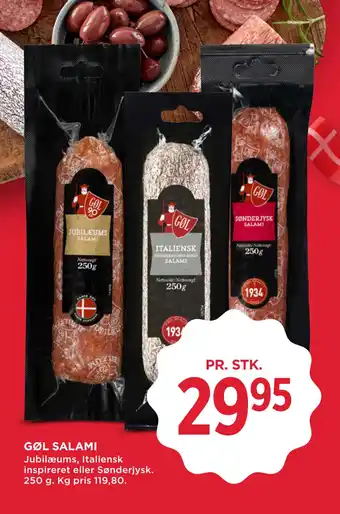 MENY GØL SALAMI tilbud