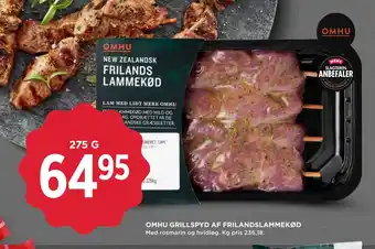 MENY OMHU GRILLSPYD AF FRILANDSLAMMEKØD tilbud