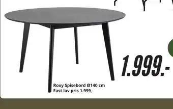 My Home Roxy Spisebord Ø140 cm tilbud