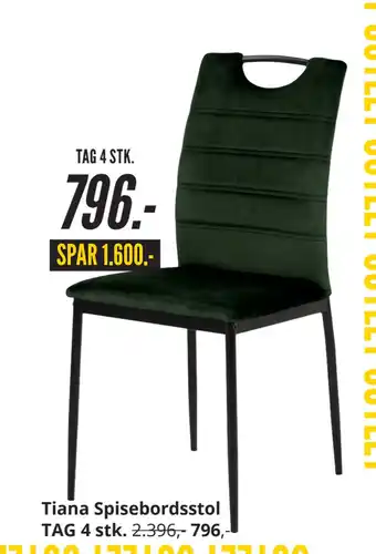 My Home Tiana Spisebordsstol tilbud
