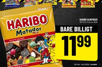 Løvbjerg HARIBO SLIKPOSER tilbud