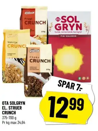 Løvbjerg OTA SOLGRYN EL. STRUER CRUNCH tilbud