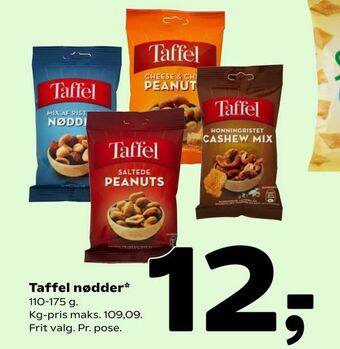 Coop 365 Taffel nødder tilbud