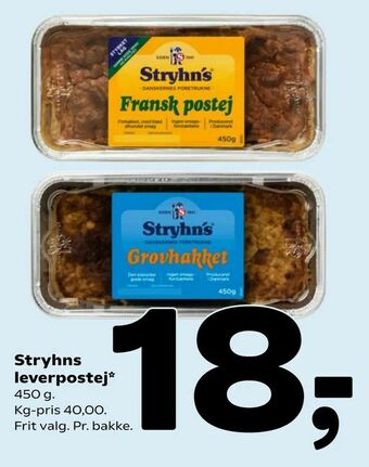 Coop 365 Stryhns leverpostej tilbud