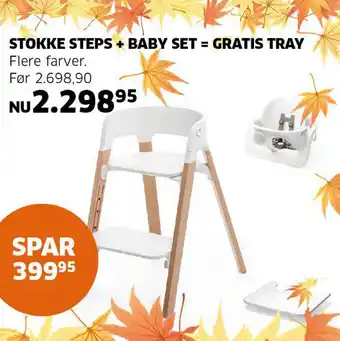 Strokke Steps + Baby Set = Gratis Tray