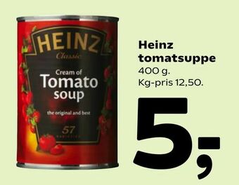 Coop 365 Heinz tomatsuppe tilbud