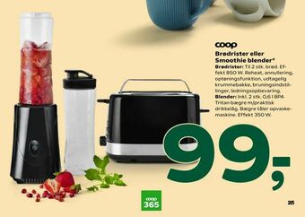 Coop 365 Brødrister eller Smoothie blender tilbud