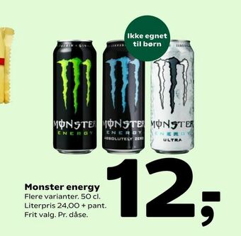 Coop 365 Monster energy tilbud