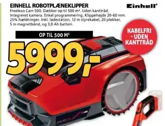 XL-BYG EINHELL ROBOTPLÆNEKLIPPER tilbud