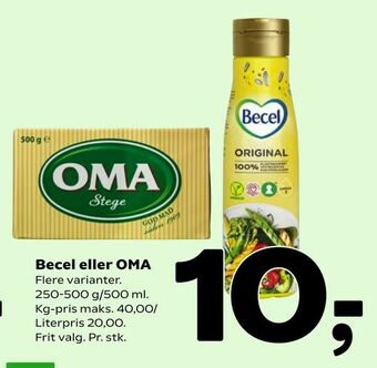 Coop 365 Becel eller OMA tilbud