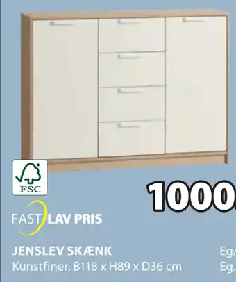 JYSK JENSLEV SKÆNK tilbud