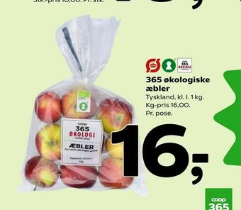365 økologiske æbler