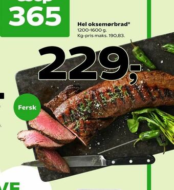 Hel oksemørbrad
