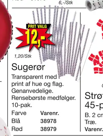 Harald Nyborg Sugerør tilbud