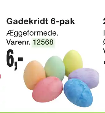 Harald Nyborg Gadekridt 6-pak tilbud
