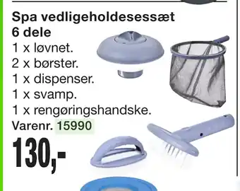 Harald Nyborg Spa vedligeholdesessæt 6 dele tilbud