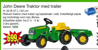 Harald Nyborg John Deere Traktor med trailer tilbud