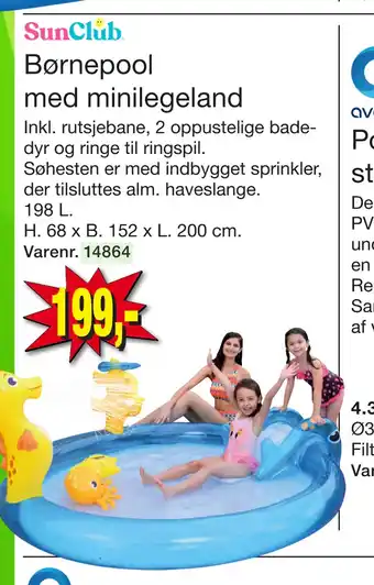 Harald Nyborg Børnepool med minilegeland tilbud
