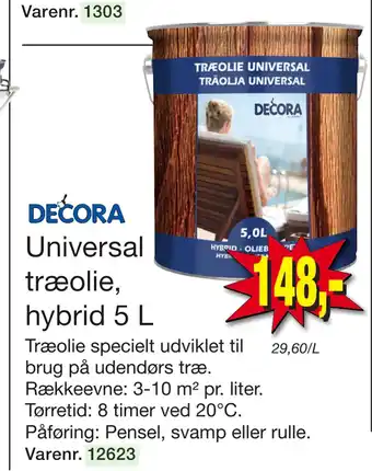 Harald Nyborg Universal træolie, hybrid 5 L tilbud
