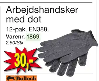 Harald Nyborg Arbejdshandsker med dot tilbud