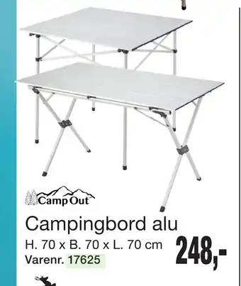 Harald Nyborg Campingbord alu tilbud