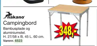 Harald Nyborg Campingbord tilbud