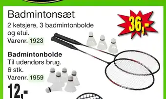 Harald Nyborg Badmintonsæt tilbud