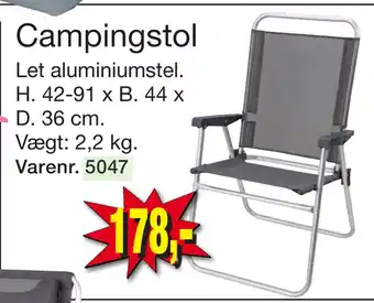 Harald Nyborg Campingstol tilbud