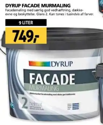 XL-BYG DYRUP FACADE MURMALING tilbud