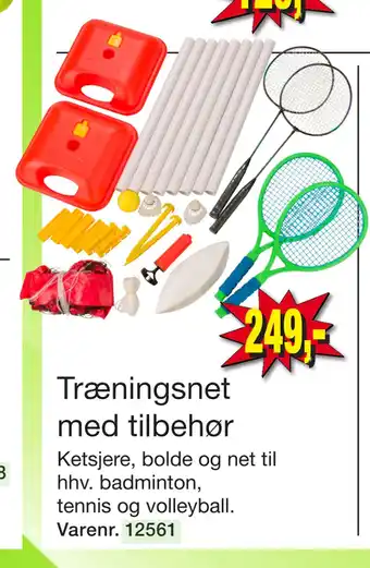 Harald Nyborg Træningsnet med tilbehør tilbud