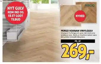 XL-BYG PERGO VOXNAN VINYLGULV tilbud